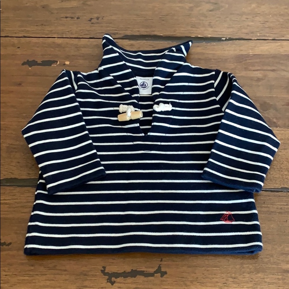 Petit Bateau pull over cardigan